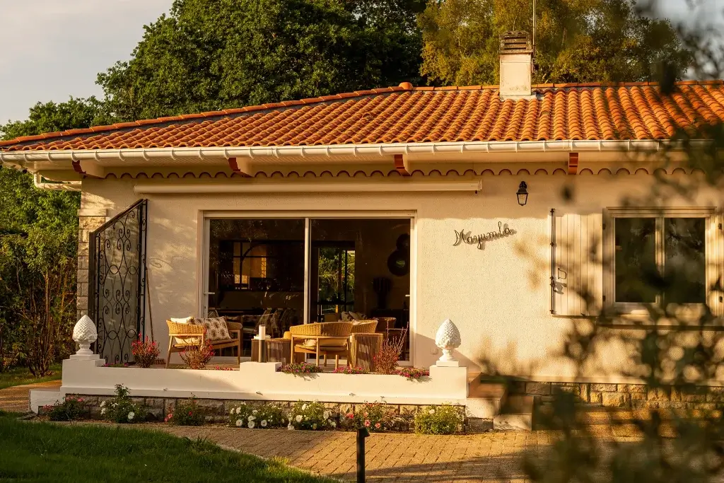 Vue de la villa Mayumba
